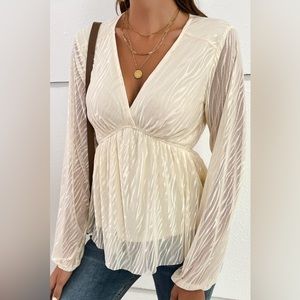 Off white blouse